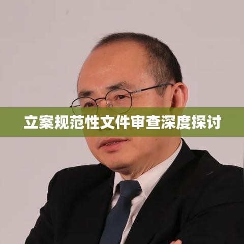 立案规范性文件审查深度探讨