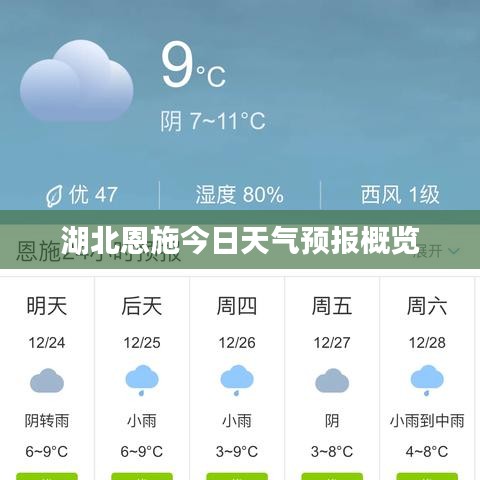 湖北恩施今日天气预报概览