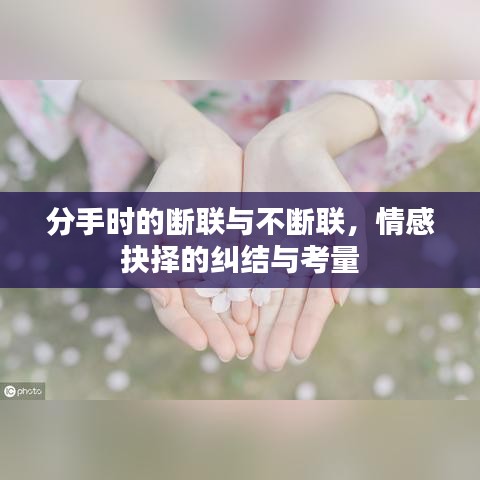 分手时的断联与不断联，情感抉择的纠结与考量