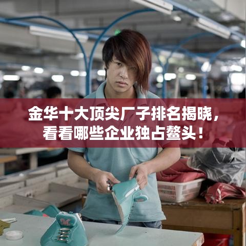 金华十大顶尖厂子排名揭晓，看看哪些企业独占鳌头！