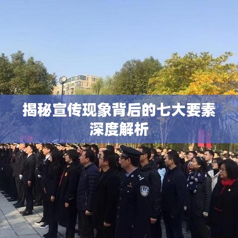 揭秘宣传现象背后的七大要素深度解析