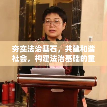 夯实法治基石，共建和谐社会，构建法治基础的重要性